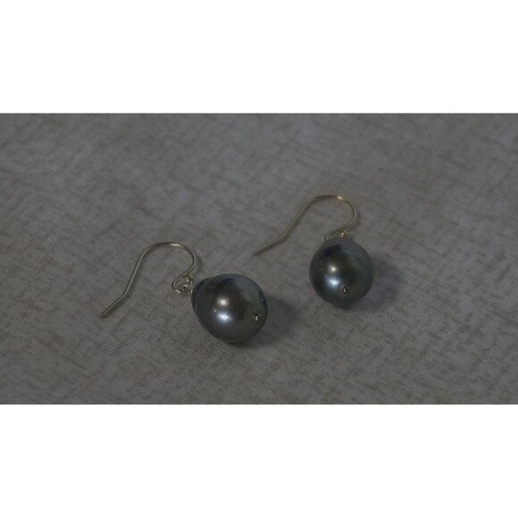 Tahitian Pearl Earrings - Picture 4 of 6